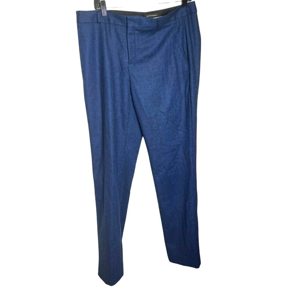 Banana Republic Nova Fides Ryan Women's 12L Wool Blend Herringbone Print Pant